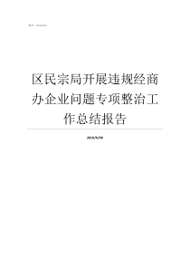 区民宗局开展违规经商办企业问题专项整治工作总结报告违规经商的范围