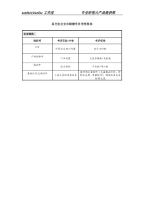 某光电企业印刷操作员考核指标