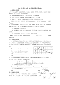 初三化学总复习物质推断题专题训练