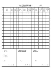 常规医用耗材采购计划表