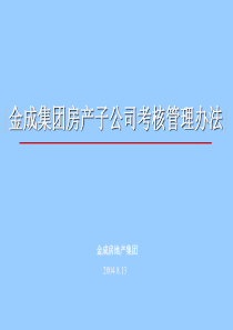 金成集团子公司考核管理办法