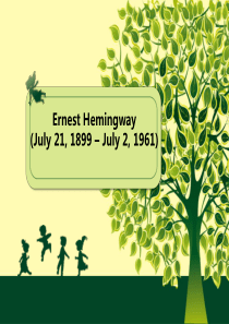 Ernest-Hemingway海明威人物介绍the-Lost-Generation迷惘的一代