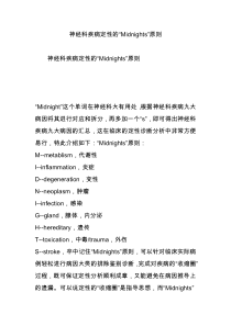 神经科疾病定性的“Midnights”原则