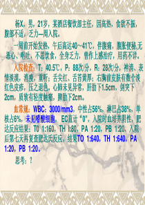 杨X-男-21岁-某酒店餐饮部主任-因高热-食欲不振-腹部不汇总