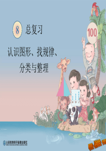 2013年一年级下册数学总复习认识图形、找规律、分类与整理课件