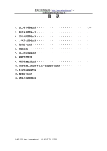 集团公司人力资源管理制度汇编