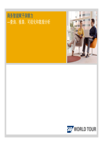 商务智能赋予洞察力―查询、报表、可视化和数据分析