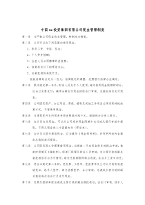 集团公司现金管理制度