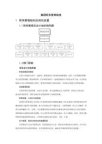 集团财务管理制度(1)