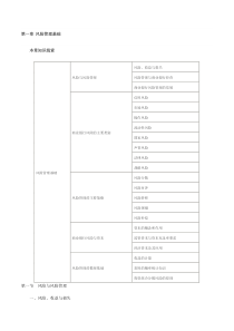 银行从业资格考试-风险管理内容概要