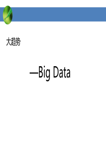 大数据发展介绍ppt