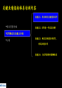 KPI体系设计培训资料_麦肯锡中国电信培训