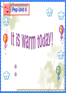 It is warm today2