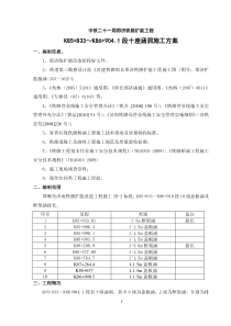 中铁二十一局邯济铁路涵洞接长施工组织设计