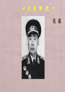 陈毅元帅