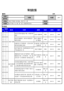 固定资产管理审计方案