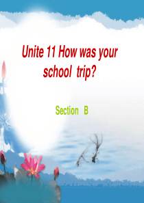 人教版英语七年级下册Unit-11-How--was-your-school-trip-？-Sect