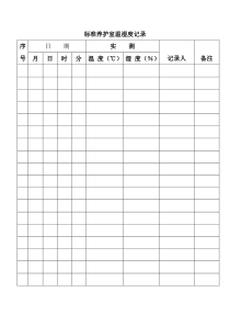 混凝土试块标准养护室记录