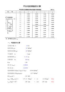 平台花纹钢板计算