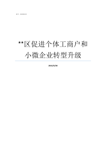 区促进个体工商户和小微企业转型升级个体工商户营业执照郫都区