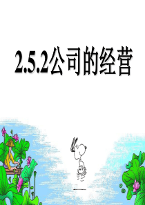 251公司的经营