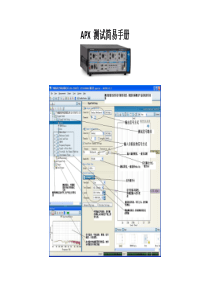 APX-500-音频分析仪-使用简易图解