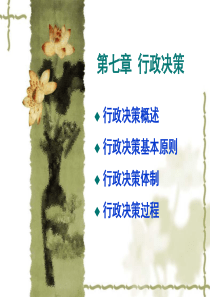 07行政决策