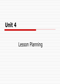 Unit-4-Lesson-Planning复习过程