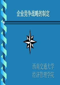 5企业竞争战略的制定