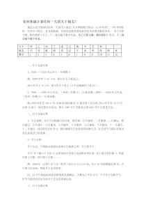 如何快速简单计算任何一天天干地支