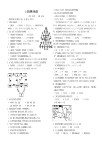 高中地理必修二综合测试题