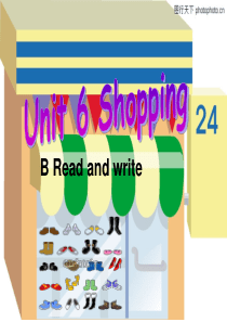 新PEP4四年级下册Unit-6-Shopping--Rread-and-write