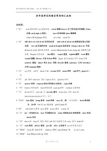 高考英语：历年高考完形填空常用词汇总结