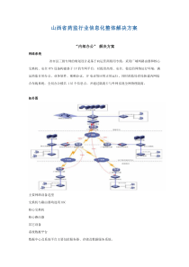 山西省药监行业信息化整体解决方案