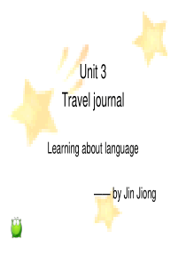 高一英语必修一 unit3 Learning about Language