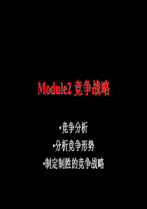 Module2竞争战略