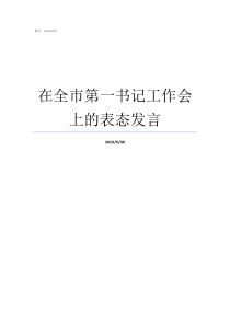 在全市第一书记工作会上的表态发言市团委书记是干什么工作的