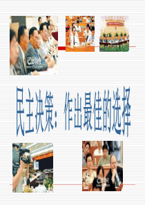 《民主决策作出最佳的选择》