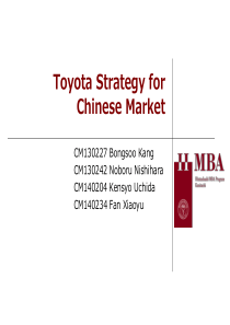 Toyota-Strategy-for-Chinese-Market