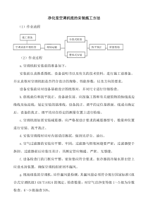 净化室空调机组的安装施工方法