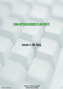 中国NETCOM经营计划更新(1)