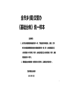 各类宣传工作台帐统一样本-(全)