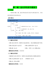 初中化学酸碱盐的专题复习教案.doc