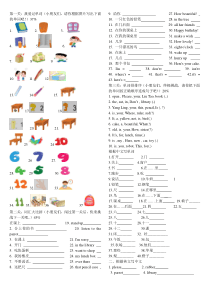 译林小学英语三下四会单词过关