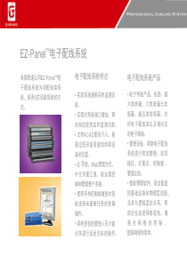 EZ-PanelTM电子配线系统