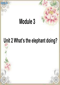 m3u2Whats the elephant doing