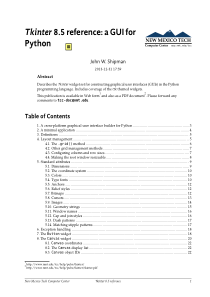 python tkinter官方文档