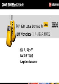 演讲幻灯片-IBMLotusDominoDesig