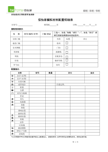 佰怡家店日常经营所备表格