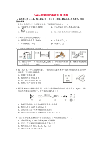 2019年广东省深圳市中考化学试题word版